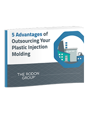 5 advantages of outsourcing your plastic injection molding 3D eBook Cover