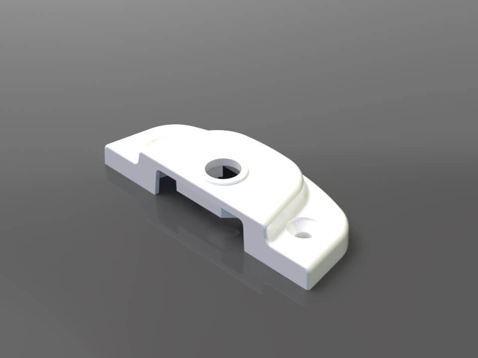 Lock Body - Radius Back