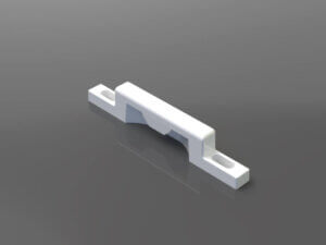 Lock Top Mount Slotted Keeper #4457