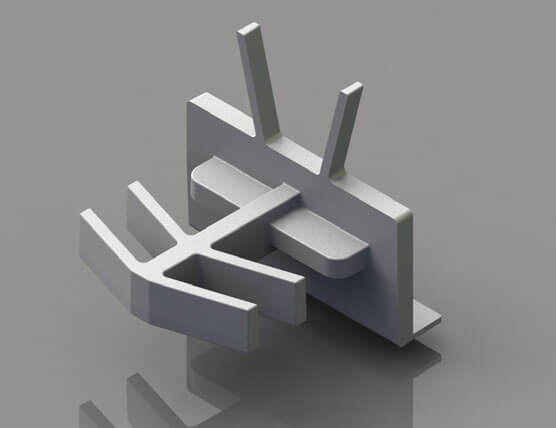 1/2 Inch (in) Fits Muntin Size and 3/16 x 5/8 Inch (in) Flat Grid Clip