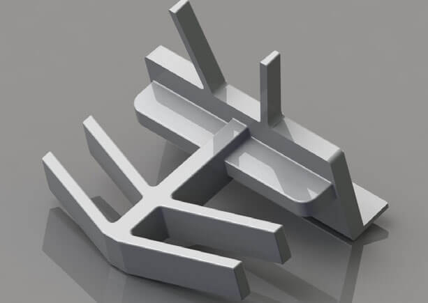 9/16 Inch (in) Airspace and 3/16 x 13/16 Inch (in) Flat Grid Clip