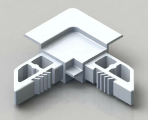 Wide Flange Window Screen Corner